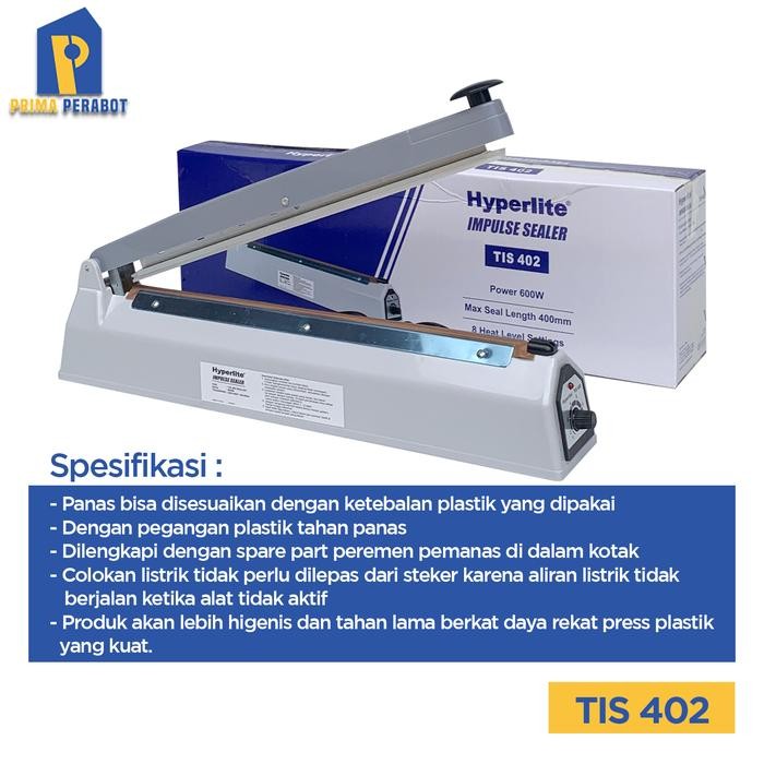 Impulse Sealer 40cm Sealer Makanan Alat Press Plastik Mesin Vacuum