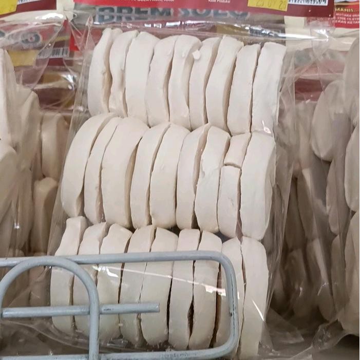 

ASLI Brem Khas Solo Bulat Sari Ketan Makanan Snacks Tradisional - 1 Bungkus Isi +-150 gram Cookies,