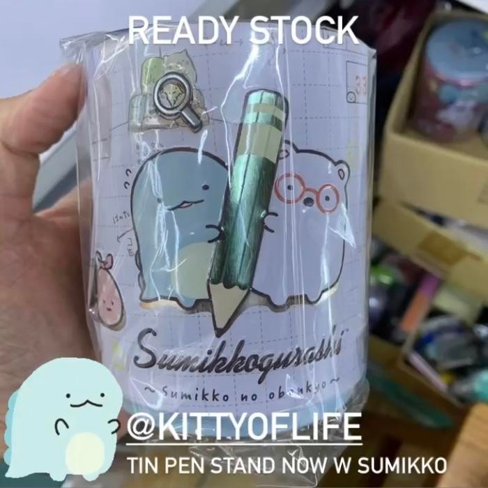 

Tempat Pensil Tin Pen Stand Sumikkogurashi Original
