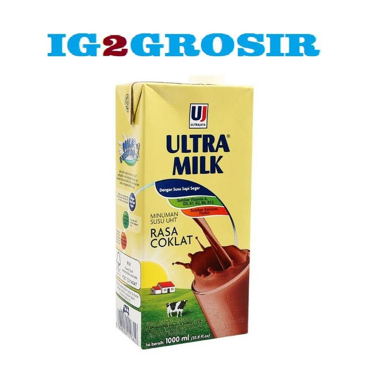 

Pilihan- Susu Uht Ultra Milk Coklat 1000Ml