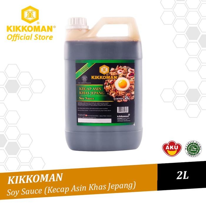 

TERMURAH Kikkoman Soy Sauce Shoyu Kecap Asin Khas Jepang Halal Jerigen 2L READY STOCK