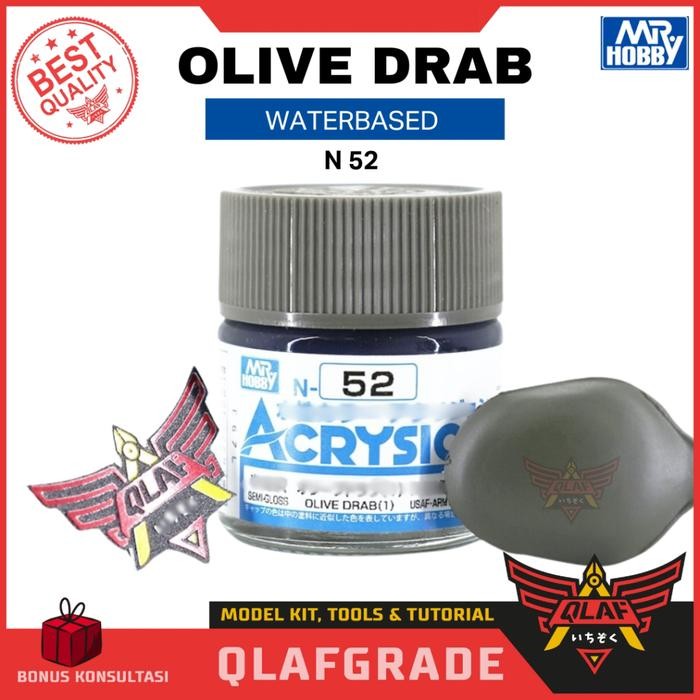 

MR ACRYSION OLIVE DRAB 1 N52 N 52 cat gundam acrylic akrilik