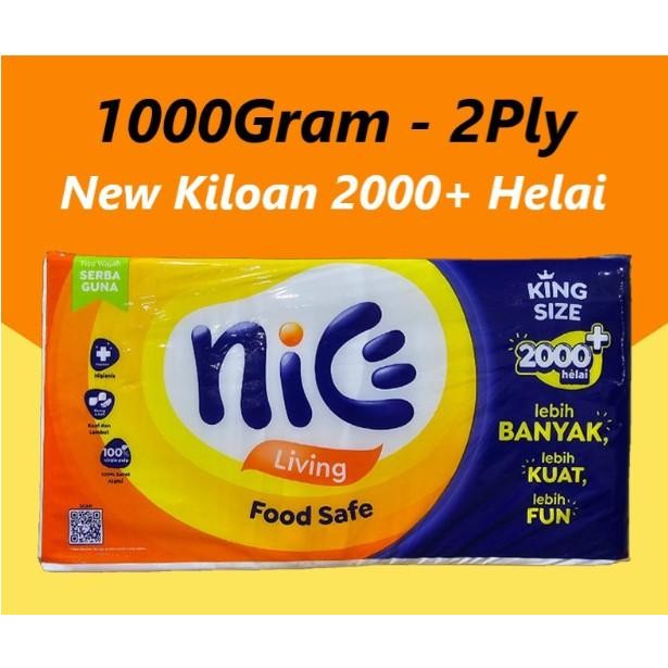 GROSIR Nice Facial tissu 1000 gr/tisu nice 2000 helai