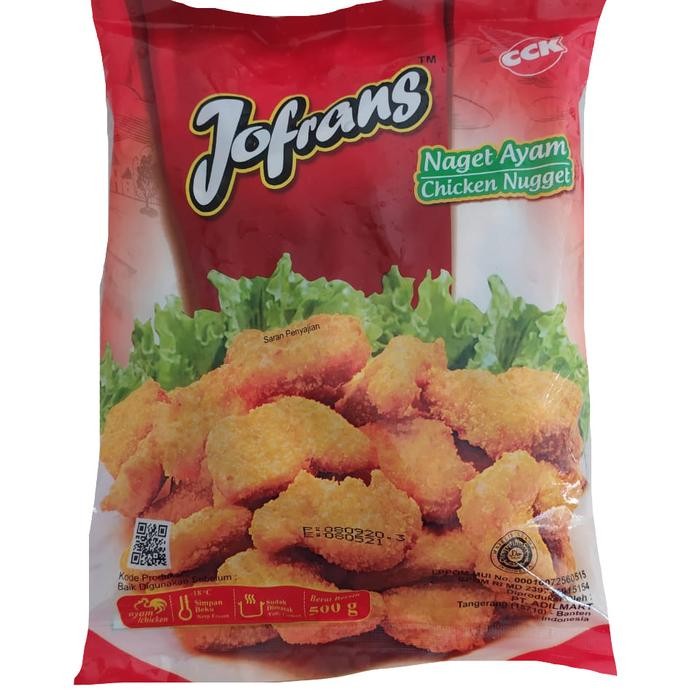

Pilihan- Jofrans Naget Ayam 500Gr