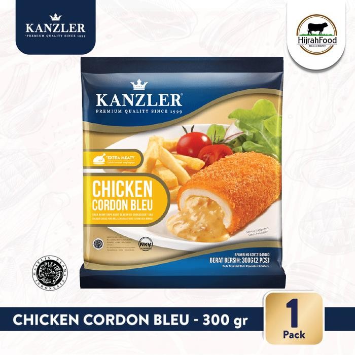 

Pilihan- Kanzler Chicken Cordon Bleu Katsu Ayam Isi Keju Smoked Beef (300 Gr)