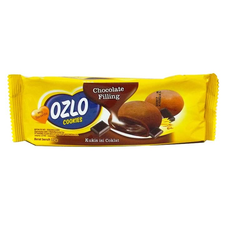 

S12868 KHONG GUAN OZLO CHOCOLATE FILLING COOKIES 125GR BUNGKUS MAJU BERSAMA (20250913)