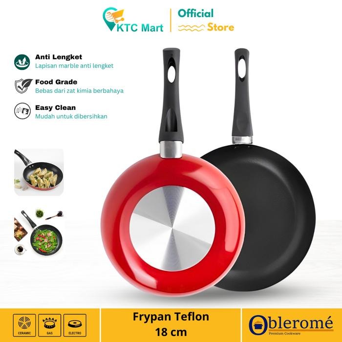 KTCmart - TAJIMAWA Frypan 18 cm / Teflon Goreng / Teflon Masak