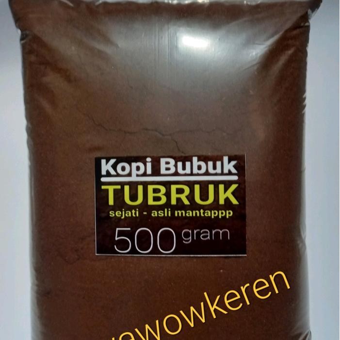 

ASLI Kopi Bubuk TUBRUK SEJATI ASLI, 500gram, murni kopi, Halus, Ringan (Lite) tapi tetep ada mantapp