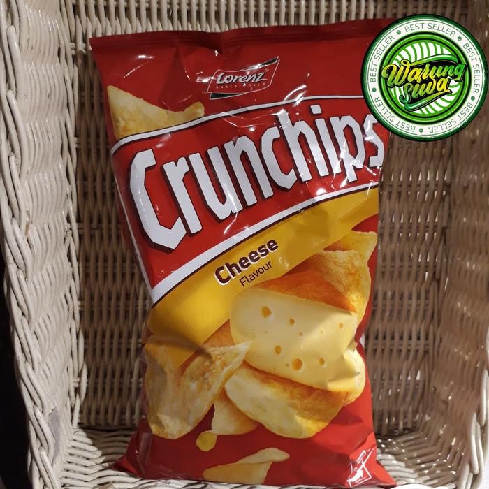 

snack lorenz crunchips cheese flavour 100 gram