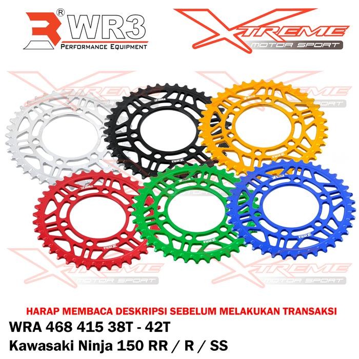 Gear Belakang Wr3 Wra 468 - 415 Ninja 150Rr 150R 150Ss Rr R Ss