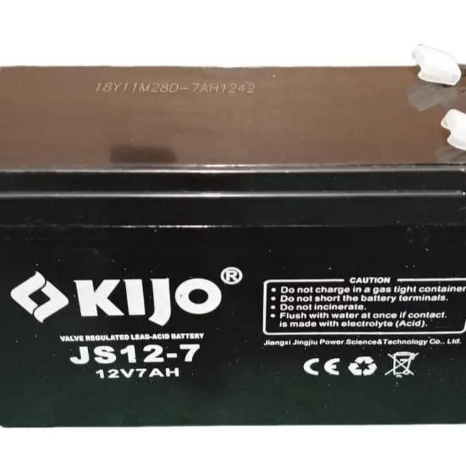 Pilihan- Aki Kering Battery Baterai Vrla Mf Kijo 12V 12 V 7Ah 7 Ah