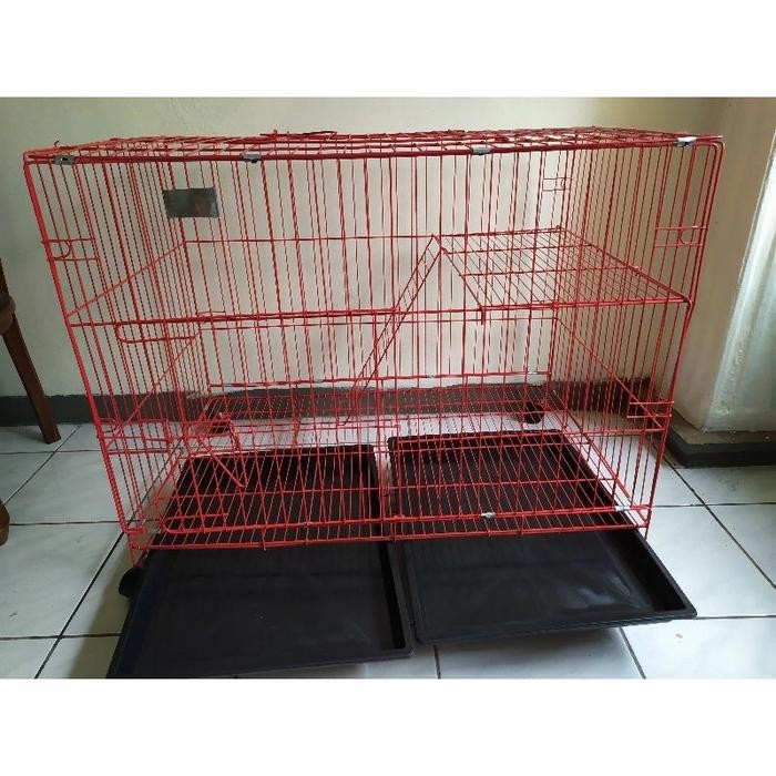 kandang besi/kandang kucing lipat besar murah