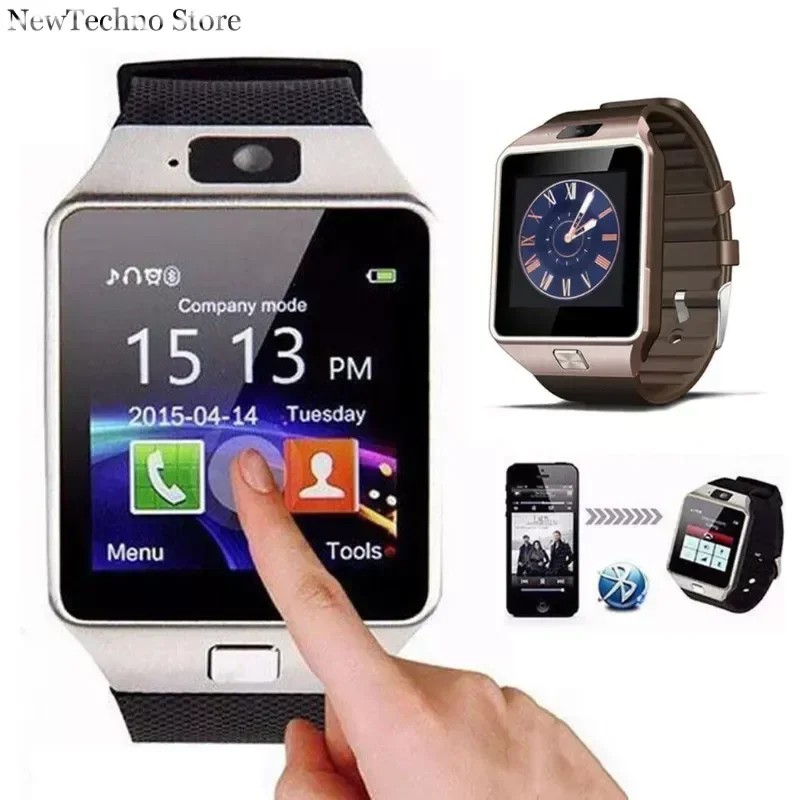 

Digital Touch Screen Smart Watch Dz09 Q18 Bracelet Camera Bluetooth Wristwatch Sim Card Smartwatch