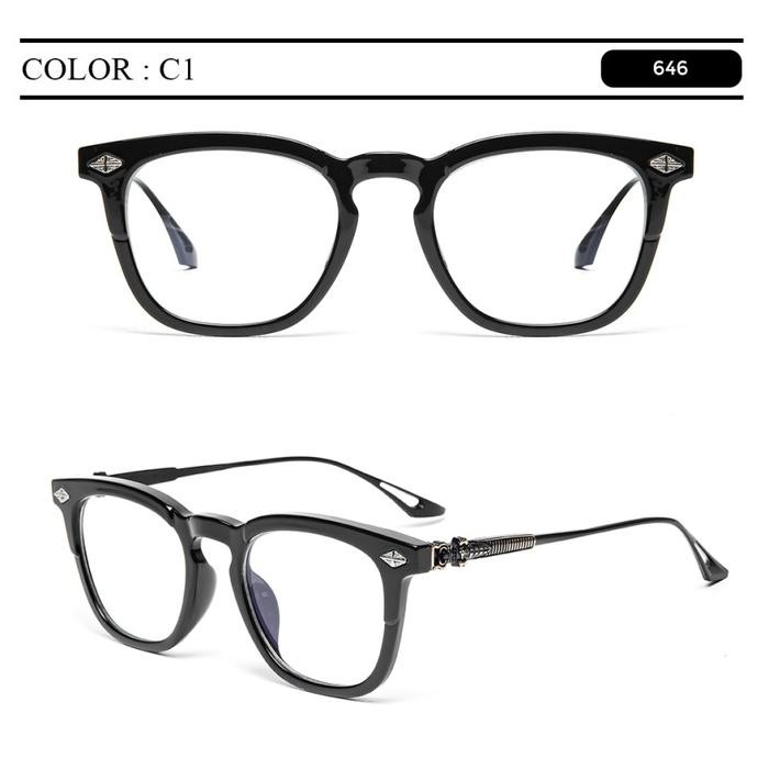 Pilihan- Berrybarton Kacamata Anti Radiasi Photoctomic Pria Frame Kotak Berrybarton 646