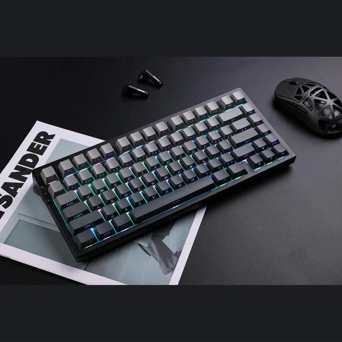 Paling Baik Mchose G75 / G-75 75% Hotswap Tri-Mode Mechanical Gaming Keyboard Terlariss 