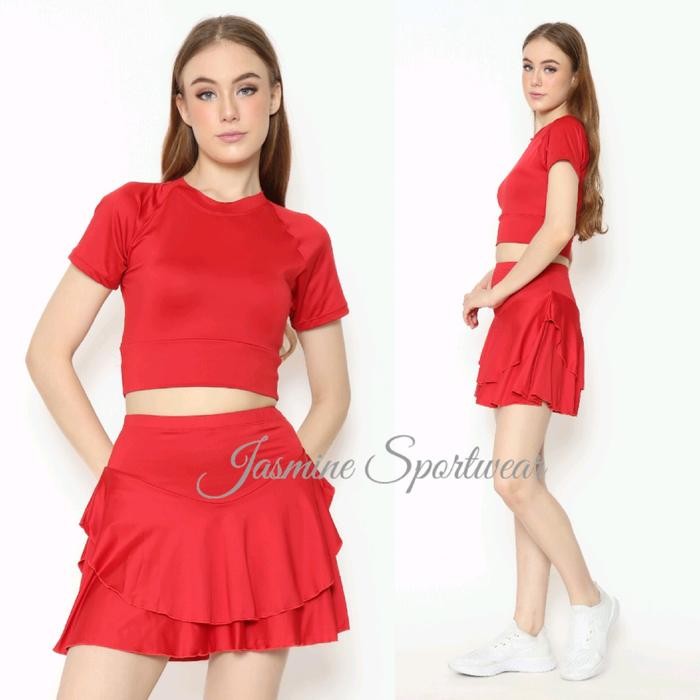 setia JASMINE - Belly Dance Skort GLORIA / Rok Mini Celana Pendek Senam Tenis Belly Dance