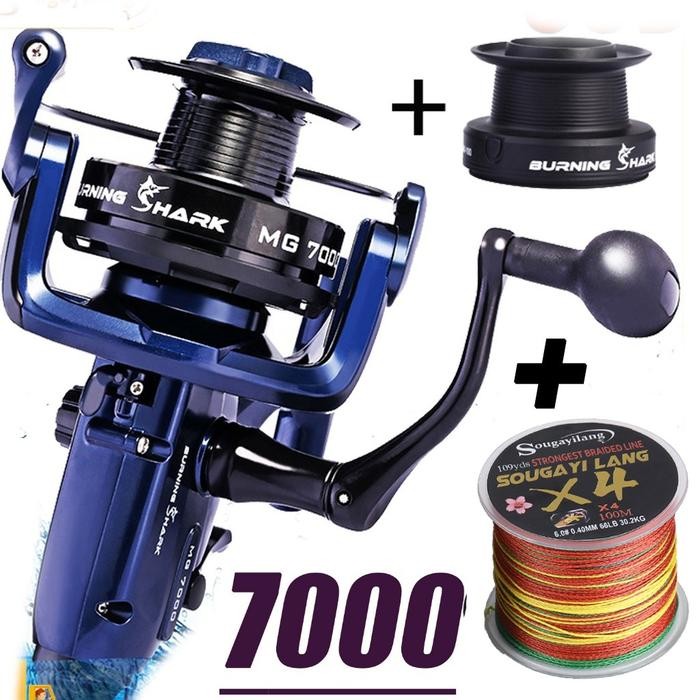  SOUGAYILANG REEL PANCING 7000 SPINNING REEL 13+1BB CASTING SEA FISHING REEL FEEDER CARP REELS