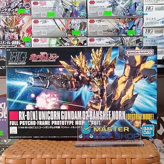 Pilihan- Bandai Hg Unicorn Gundam 02 Banshee Norn (Destroy Mode)