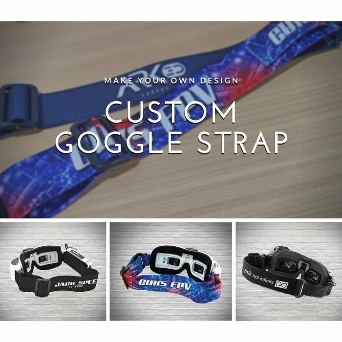 Termurah Fatshark Goggle Strap Custom Desain Skyzone Eachine Ev100 Ev200 Fpv