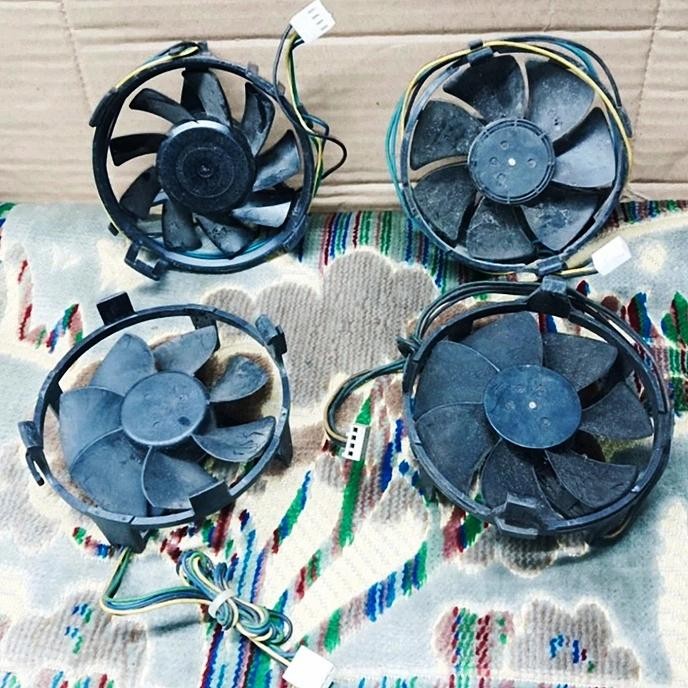 INTEL FAN DC 12V HIGH SPEED 3600/4500RPM BEKAS PROSESOR PENDINGIN