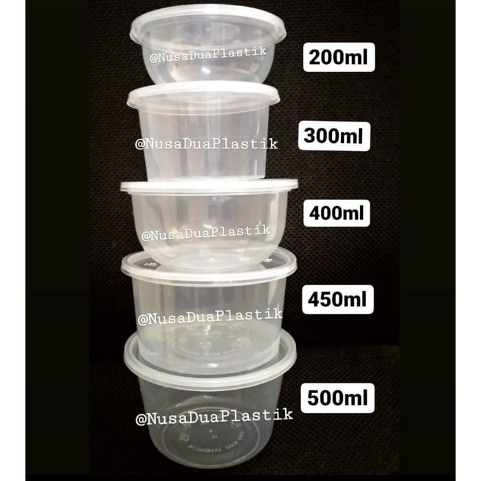 Mangkok Plastik 400ml Thinwall PP Bowl 400 ml
