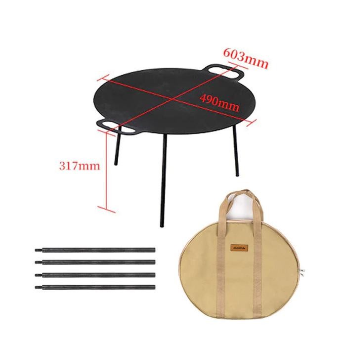 Grill Pan Naturehike NH20SK003 Iron BBQ Pan