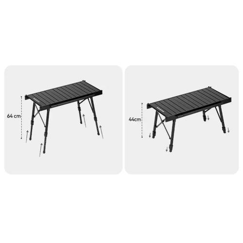 Blackdog IGT Combination Table Multi Functional Portable Folding Table Outdoor Blackened Camping