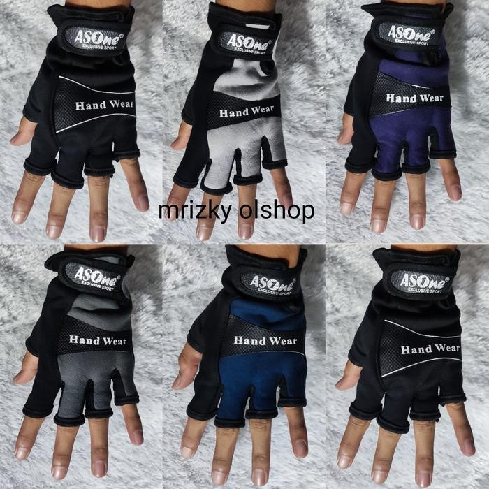 Sarung tangan motor setengah jari ( Grosir) sarung tangan pendek terlaris