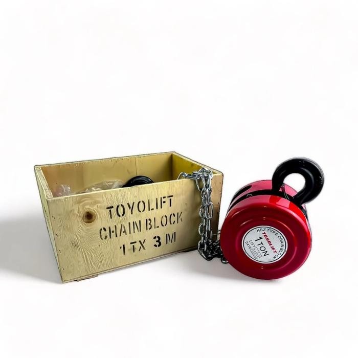 TOYO LIFT CHAIN BLOCK 1TON 3METER KATROL KEREKAN TAKEL GARANSI RESMI C