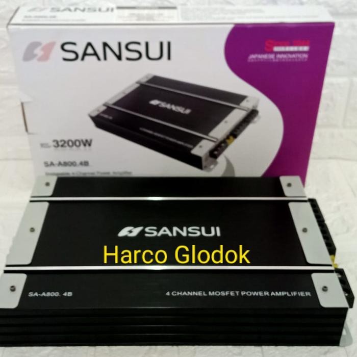 POWER AMPLIFIER SANSUI SA-A800.4B ORIGINAL 4 CHANEL MOSFET SANSUI
