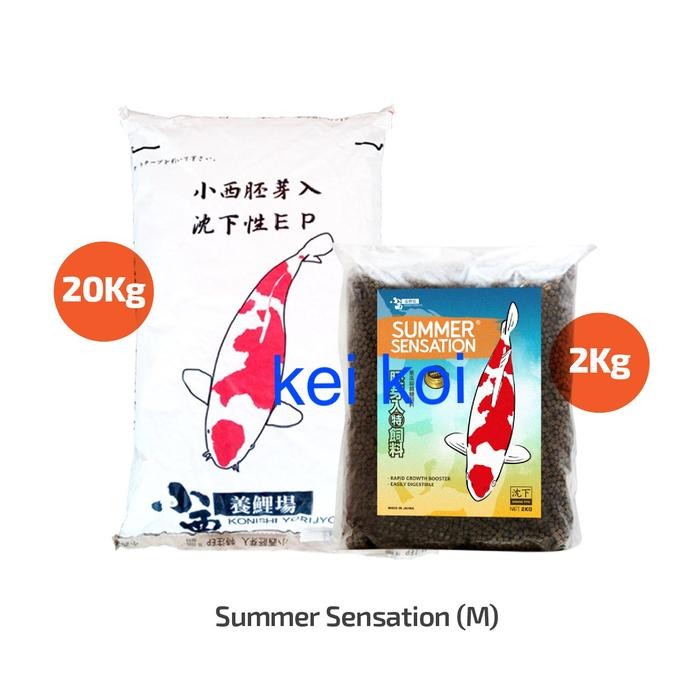 KONISHI SUMMER SENSATION 2 KG (M) SINKING / PAKAN KOI JEPANG