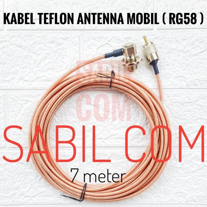 KABEL TEFLON RG58 7 METER KABEL ANTENA RADIO RIG RG58 TEPLON 7M MURAH