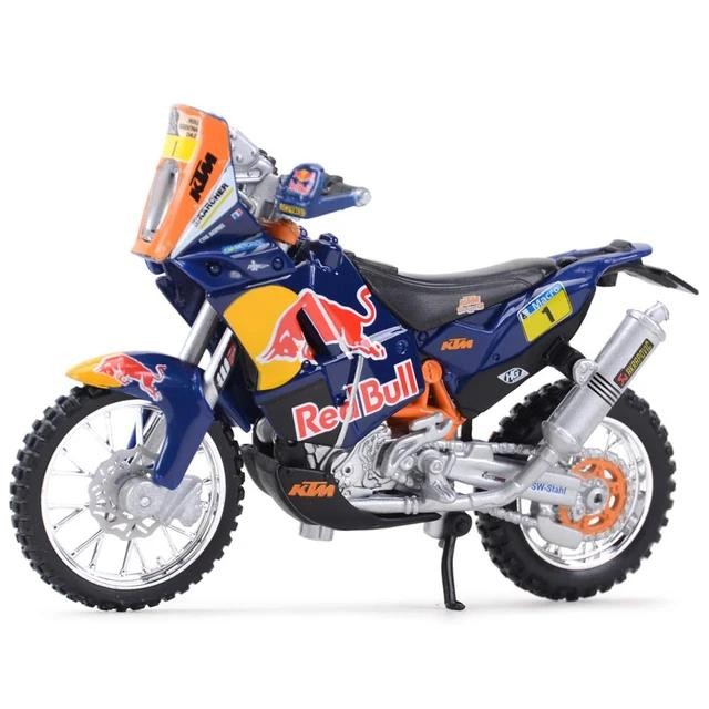 Bburago Diecast Motorcycle 1:18 Scale KTM 450 Rally Dakar Rally
