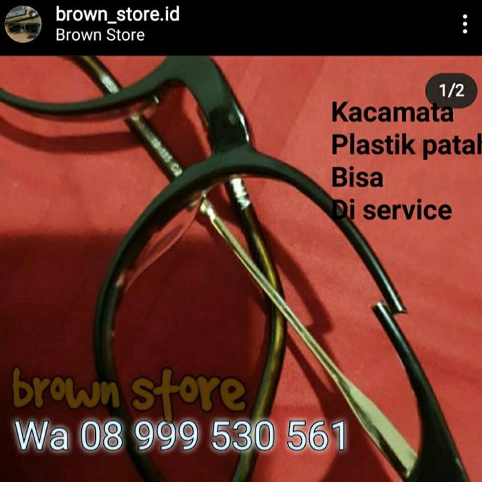 Service kacamata frame patah Bandung berbagai kerusakan patah