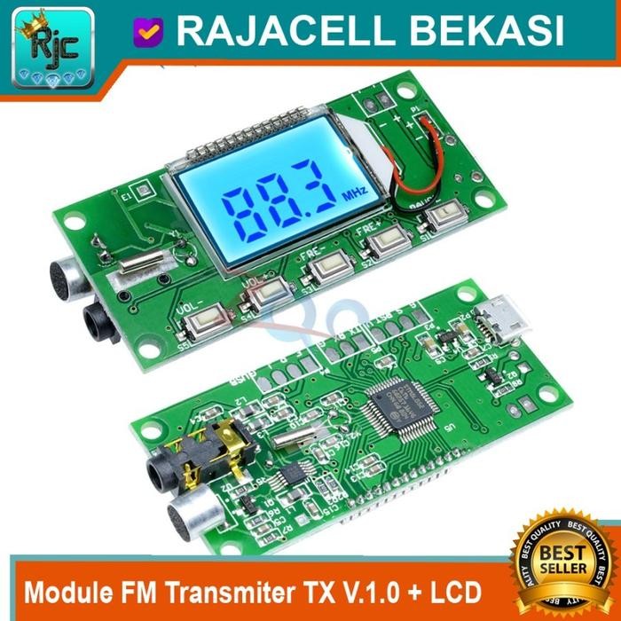 Module Fm Transmitter Lcd_Fm_Tx_V1.0 Pll 76-108Mhz