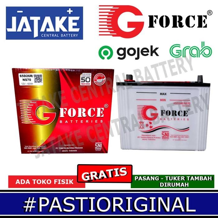 Aki basah NS70 / 65D26R GFORCE