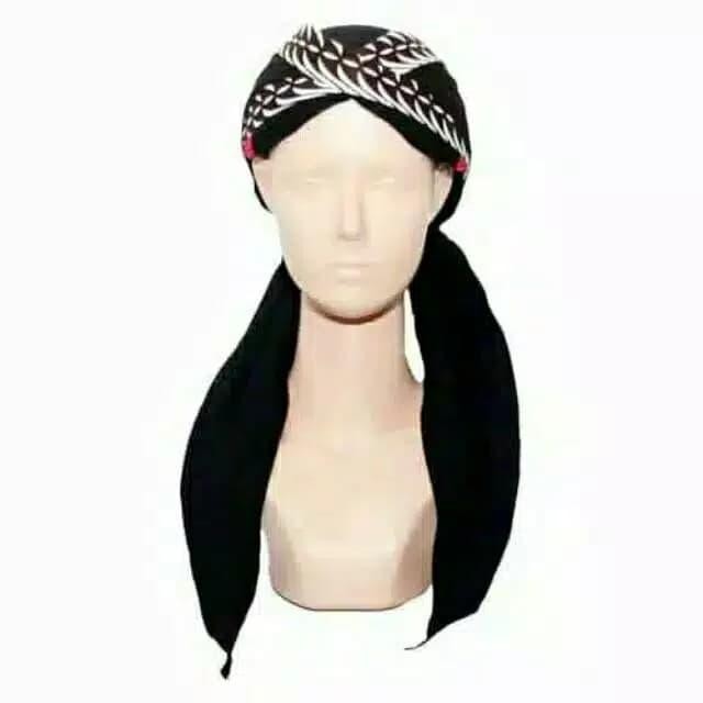 DISKON Blangkon klasik Hitam putih sliwir/ blangkon asolo jogja READY STOCK