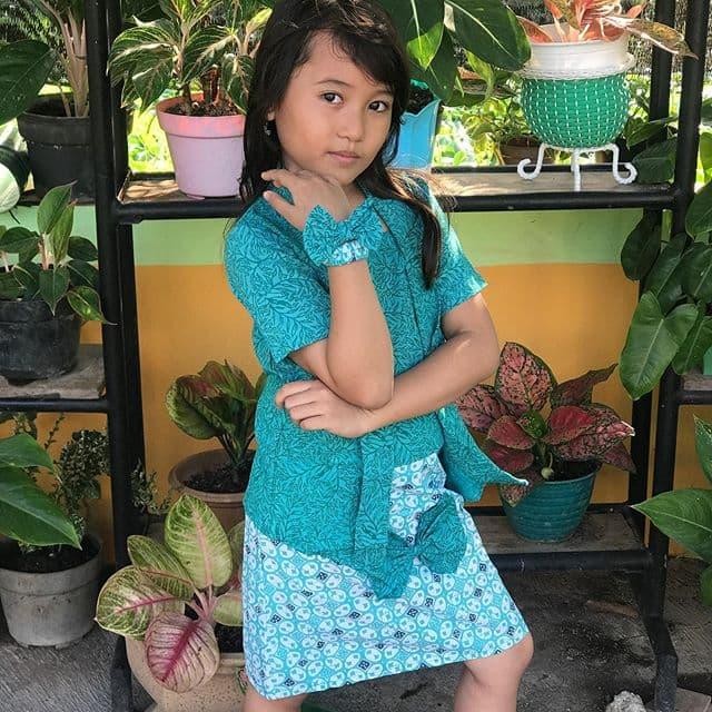 ASLI Kutubaru Kebaya anak hijau tosca cantik bisa buat kartini an READY STOCK