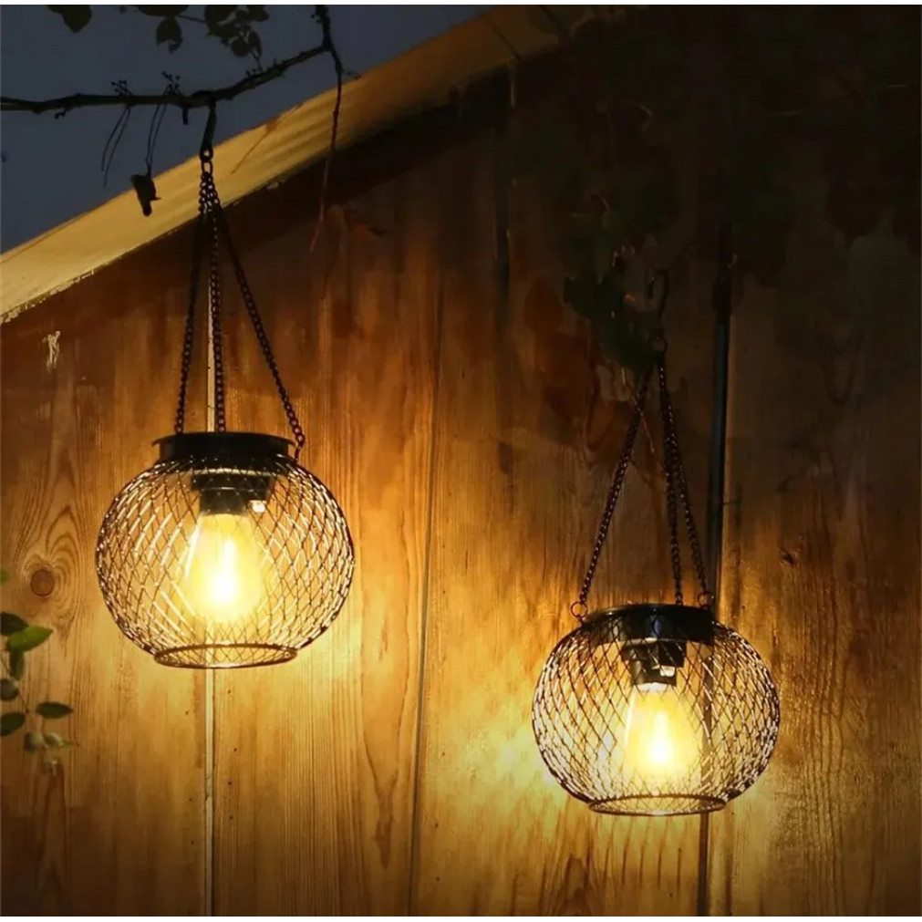 Solar Lantern Outdoor, Solar Lights for Outside Decorative Outdoor Hanging Lights Waterproof Solar