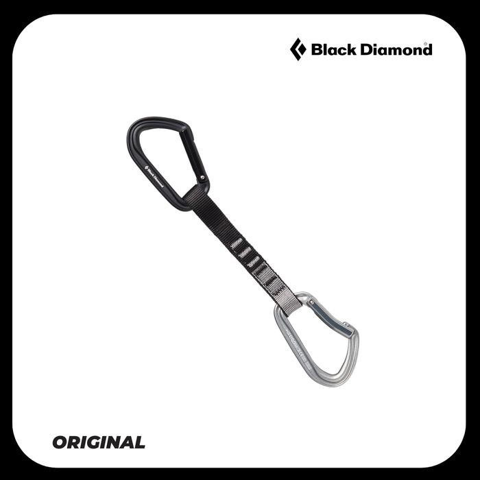New Black Diamond Hotforge Quickdraw 12cm Light Gray - Carabiner