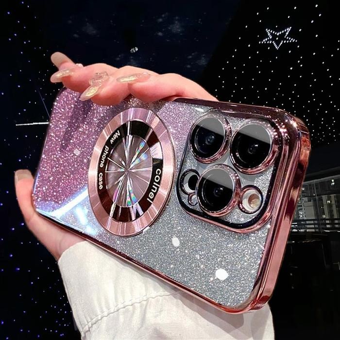 Magnetik iPhone Casing Ponsel Mewah Untuk iPhone 15 Pro Max 14 13 12 Pro Max 11 Pelindung Kamera