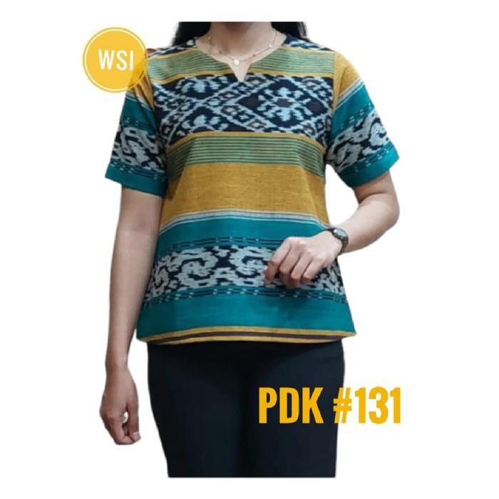 ASLI Blouse lengan pendek tenun asli jepara READY STOCK