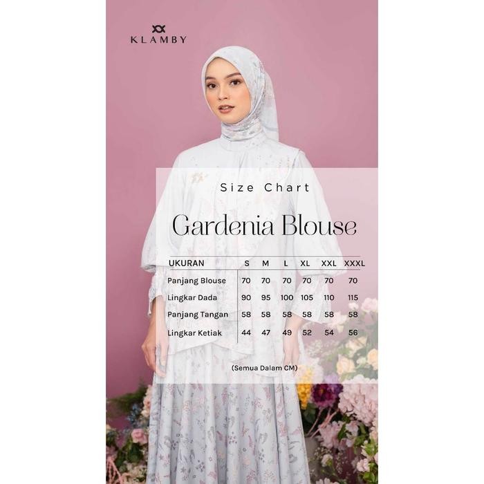 lplw- Klamby - Gardenia Blouse Ashy Blue