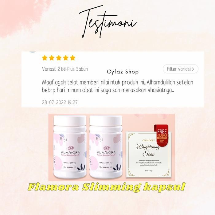 skig- Flamora Slimming Kapsul Pelangsing Dan Pemutih