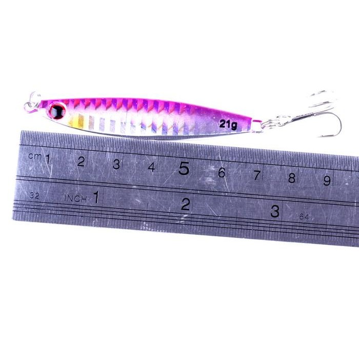 viy1 Metal Jig Lure 7Cm 21G Fishing Spoon Lure Metal Jig Casting Terbaik