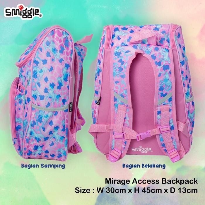 Smiggle Mirrage Access Backpack/Smiggle Import Ransel Sd