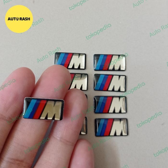 BMW Emblem sticker stiker Mpower Mtech M3 logo stir velg