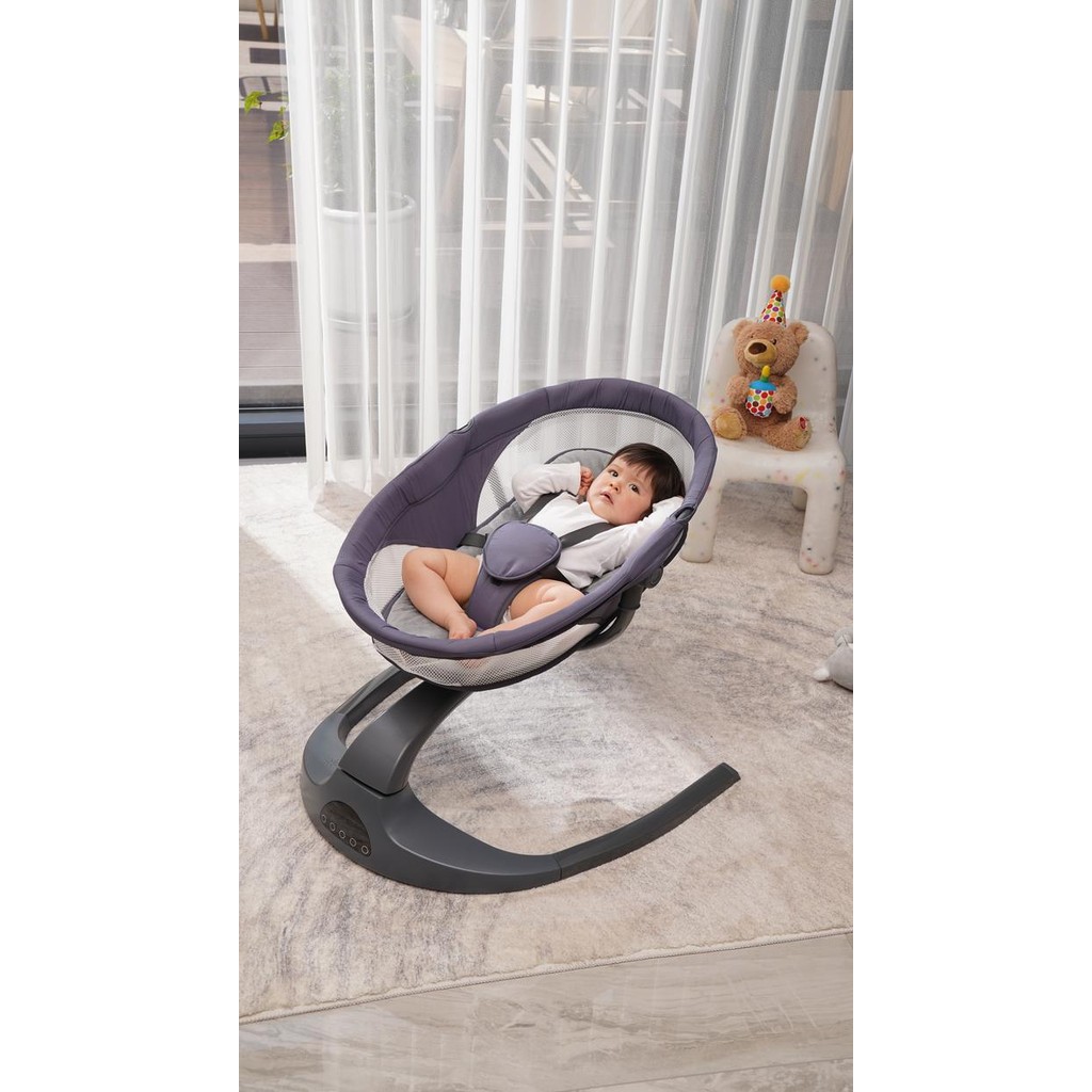 BABYBOSS BS-705 Ayunan Bayi Keliling 360 Derajat Automatic Baby Swinger Chair / Swing Bed / Bouncer