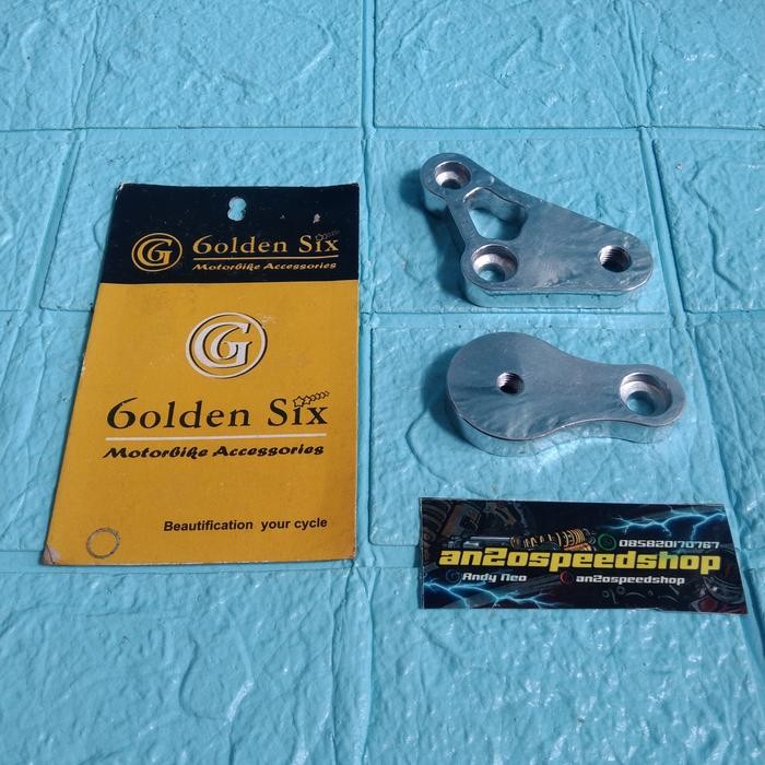 DISKON breket knalpot Mio Fino/breket pangkon knalpot Yamaha Mio Fino soul READY STOCK