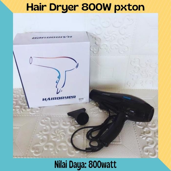 Hair Dryer 800W pxton Pengering Rambut Beauty Salon